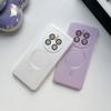 Funda metálica mate para Huawei Mate60PRO, con película para lente magnética 430, suave y flexible.