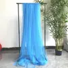 Arco de boda de malla blanca arreglo de propuesta de boda fondo estilo chino techo gasa blanca foto decoración exterior