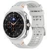 Pulseira de Silicone Perfurada Adequada para Samsung Watch8/9/Watch8 Classic (Fivela de Liga)