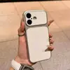 Funda de Teléfono de Piel de Oveja con Ventana Grande para Apple 17PROMAX Moderna 13/14 Cobertura Total Envoltura de Cuero 11 Sencilla 7/8