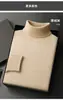 Suéter de punto de cachemira para hombre de cuello alto, listo para usar, de primera línea, 26 Otoño/Invierno, estilo nuevo, tejido suelto, lana
