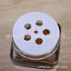 Fornecimento spot 50g pó de fígado de porco para crianças pó de pele de camarão frasco de tempero 100 ml frasco de vidro quadrado para tempero