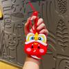 Celebridade da Internet Famoso Nacional Moda Leão Despertando Chapéu Pequena Cobra Porta-Moedas Chaveiro Presente de Ano Novo Exclusivo Chaveiro Pingente de Casal