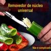 Dispositivo de remover miolo de aço inoxidável dispositivo de remover sementes de pimenta de caiena removedor de sementes de melão São Caetano faca para escavar o miolo cortador de vegetais para pimentão verde dispositivo doméstico para remover sementes