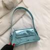 Bolso de Hombro Sencillo de Color Macarrón de Moda para Niña 2023 Nuevo Bolso de Mano Trendy para Salir de Color Caramelo