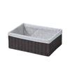Cesta de Almacenamiento Grande de Cuerda de Papel con Etiqueta Cesta de Almacenamiento Tejida a Mano para el Hogar Puede Contener Juguetes, Snacks y Misceláneos Cesta de Almacenamiento