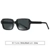 Gafas de Sol Transfronterizas Europeas y Americanas para Mujer, Estilo de Alta Gama 2026, Montura Cuadrada Retro para Hombre, Gafas de Sol Marrones con Protección UV, Ácido Propiónico CP