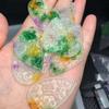 Gota de agua flor flotante pendientes repuestos colgante hueco Jade hecho a mano pendientes diy accesorios para pendientes accesorios accesorios Accesorios Mayoreo