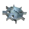 Suministro de Fabricantes Ventilador de Mano Disipador de Calor, Lámina de Aluminio Disipadora de Calor de Girasol, Componentes y Piezas Eléctricas Mecanizados CNC al por Mayor