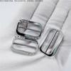 Ropa de Satén Accesorios Metálicos Accesorios para Equipaje Cuadrado de Metal Hebilla Brillante Incrustada con Pedrería Hebilla Japonesa