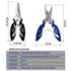 Alicates Luya, alicates de punta de pesca multifuncionales, tijeras de pesca, herramientas para anzuelos, accesorios de pesca con anzuelo, venta al por mayor transfronteriza