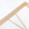 Europa y Estados Unidos cadena de pecho sexy transfronteriza pedrería brillante moda de club nocturno cadena chal diamante cadena corporal collar accesorios para mujer