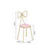 Silla de Comedor Silla de Restaurante Respaldo Silla de Maquillaje de Celebridad en Línea para Dormitorio de Niña Tocador Uñas Arte Sencillo Estilo Ins Fábrica