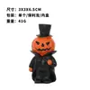 Novo produto transfronteiriço: Decorações de Halloween, enfeites fofos de abóbora e demônio em resina, lembrancinhas para festas em casa