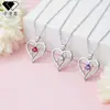 Knn-1018 Colgante Exquisito en Forma de Corazón para Mujer Dibujos Animados Moda Transfronteriza Europea y Americana Tendencia Collar de Madre de Gama Alta