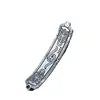 Plata Esterlina S925 Benmingnian Taisui Pieza de Conexión de Doble Anillo Cuerda de Mano Tejida Accesorios DIY Joyería de Plata Vintage Seiko
