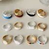 Anillo Nuevo de Nicho Estilo Coreano de Lujo Ligero, Anillo Ancho Vintage de Nicho, Anillo Abierto Ajustable Versátil Personalizado para el Dedo Índice
