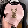 Camiseta Térmica para Niña, Tallas Mediana a Grande para Niños, Felpa, Casual, Bloque de Color, Manga Larga, Nuevo Estilo Otoño/Invierno, Cuello Redondo, Cálida, Camiseta Versátil