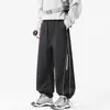Novedad Otoño 2026 Pantalones Cargo de Rayas Color Block Modernos para Hombre para Senderismo, Holgados, de Moda, Cómodos y Casuales