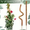 Soporte de Cuerda de Cáñamo y Palo de Palma de Coco para Estilismo DIY Transfronterizo, Doblable y Moldeable, para Plantas Verdes, Jardinería, Trepar, Alambre Deformable