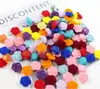 19mm Outono e Inverno Vintage Flor de Rosa Aveludada Flor com Furo Petalas DIY Artesanal Tecido Buquê Kit de Material para Miçangas Núcleo da Flor