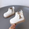 Botas Curtas para Meninas Outono e Inverno 2025 Novo Estilo Coreano Estilo Estrangeiro Botas de Princesa para Crianças Solado Macio Botas de Uso Externo Estilo Estrangeiro para Bebês