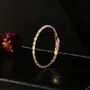 Pulseira Elástica de Fio de Aço com Zircônia Inlaid de Cobre Transfronteiriça Nova para Mulheres Pulseira Fashion Brilhante Multicamadas Opcional Atacado B336