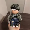 Nuevo Mini Muñeco de Papa de 14cm Ropa para Muñeca Mia Española Conjunto de Ropa para Vestir Tirantes Lindos