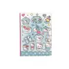 Verde Menta Gato Lindo A5 Página a Color Cuaderno de Cuero Diario Cuaderno de Dibujos de Alto Valor Bloc de Notas Engrosado