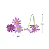 Cadena de Flores Cosmos Flor de Cosmos Simulada Disco para el Cabello Tocado para la Cabeza Bonsái de Flores Obra de Arte Floral Hecho a Mano DIY Tela de Seda Margarita
