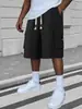 2026 Novos Shorts Masculinos Transfronteiriços Verão Retrô Americano Esportivo Roupa de Trabalho Calças Marca Tendência Soltos Retos Casuais Shorts