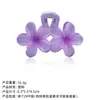 Grampo de Cabelo Flor de Plumeria Colorido Mais Vendido na Amazon Transfronteiriço Grampo de Cabelo Florido em Gradiente Estilo Viagem e Férias Grampo de Cabelo Feminino