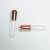 Frasco de Vidro Bala Fundo Redondo 5ml Frasco de Essência Frasco Pequeno Bulbo Frasco com Tampa Redonda Tubo de Vidro para Puxar