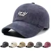 Boné de Beisebol Vintage Lavado de Primavera e Outono para Mulheres e Homens, Boné Casual da Moda com Letra Bordada