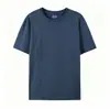 180G En Stock Algodón Puro Talla Europea Cuello Redondo Manga Corta Estampado Personalizado Logo Empresa Transfronteriza Camiseta Publicitaria de Trabajo Unisex
