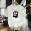 Nova camiseta masculina de manga curta 2026, top casual criativo masculino, roupa da moda feita sob medida, uniforme de classe, roupa de trabalho