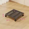 Estante de Armazenamento para Gaiola de Pássaro para Uso Doméstico, Suporte Pequeno para Gaiola de Gato e Cachorro, Base com Rodas Suportadora de Carga, Estante de Armazenamento com Base Móvel