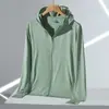 Ropa de Protección Solar para Comercio Exterior para Mujeres, Ropa de Protección UV Transpirable Fina de Verano para Exteriores para Hombres, Chaqueta Nueva para la Piel