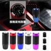 Modificación de coche cabeza de palanca de cambios de fibra de carbono con cabeza de mango de reloj palanca de cambios de fibra de carbono cabeza de palanca manual con Reloj Nuevo