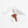 Colgante de cristal natural hexagonal con forma de columna, colgante de balanceo, doble uso, estilo retro de corte europeo y americano, joyería, nuevo producto transfronterizo