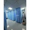 Fabricante Cortinas Hospitalares Cortinas de Trilho em L em U Clínica Salão de Beleza Centro de Bem-Estar Cortinas de Divisória de Leito