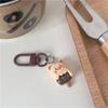 Llavero de Oso de Chocolate Lindo Galletas Dibujos Animados Comida Juego Colgante de Bolsa Estudiante Pareja Regalo Novia Accesorios