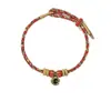 Pulsera de Cuerda Roja del Año Zodiacal 2026 Caballo, Rata, Buey y Conejo del Zodiaco Modelo Unisex Tejido a Mano con Cuerda Roja