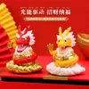 Enfeites de Novo Estilo Transfronteiriços para Melhorar a Fortuna, Enfeites Solares Fu Rui Long Auspiciosos para Interior de Casa e Escritório, Enfeites para Carro Atacado