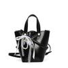 Bolsa balde portátil com design popular Ouruo em couro encerado a óleo, temperamento que combina com tudo, moda, para o dia a dia, transversal, feminina