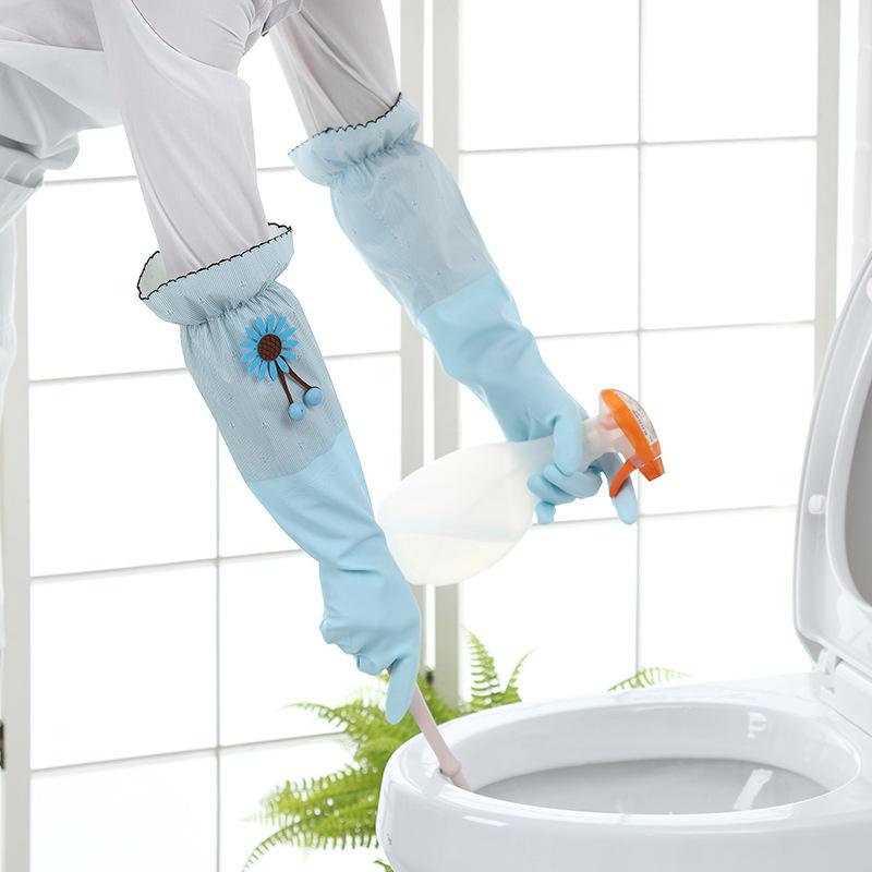 蓝色太阳花手套