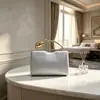 Bolsa de Noite Socialite Europeia e Americana Ramo de Rosa Criativo Alça Dourada Bolsa Quadrada de Cor Sólida Bolsa Formal para Noiva e Madrinhas