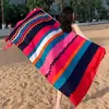Lago Salgado Chaka Grande Noroeste Turismo Estilo Étnico Lenço Lenço Feminino Novo Verão Litoral Praia Xale Protetor Solar Fino