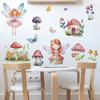 Comércio exterior elfo paraíso cogumelo casa quarto sala de estar varanda guarda-roupa dormitório decoração para casa adesivos de parede autoadesivos atacado