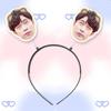 Verde Soda Wu Qingfeng Gong Yuqi Liu Jiakai Diadema de Primavera Diadema Accesorios para el Cabello Concierto Merchandising del Mismo Estilo
